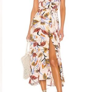 L*Space Floral Dress with Earthy Tones